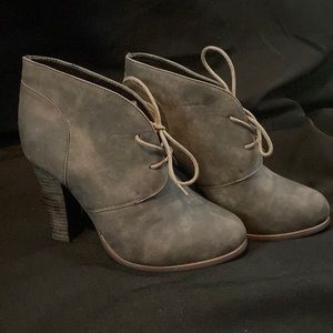 Torrid Gray Ankle Boots